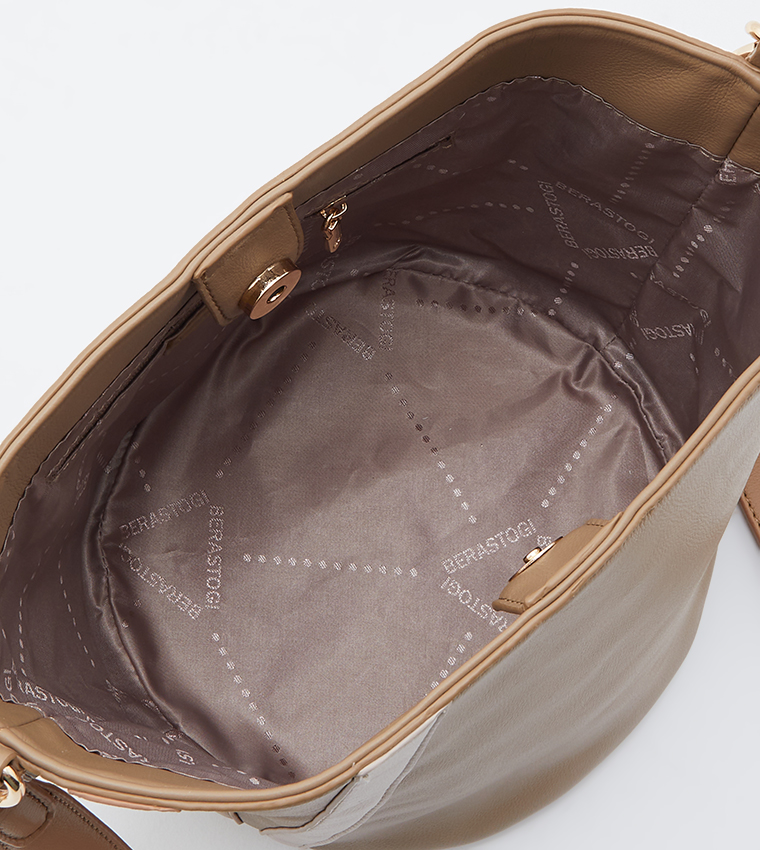 Logo Detail Bucket Bag