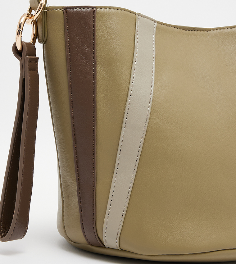 Logo Detail Bucket Bag