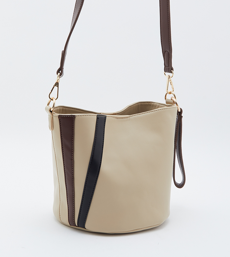 Logo Detail Bucket Bag