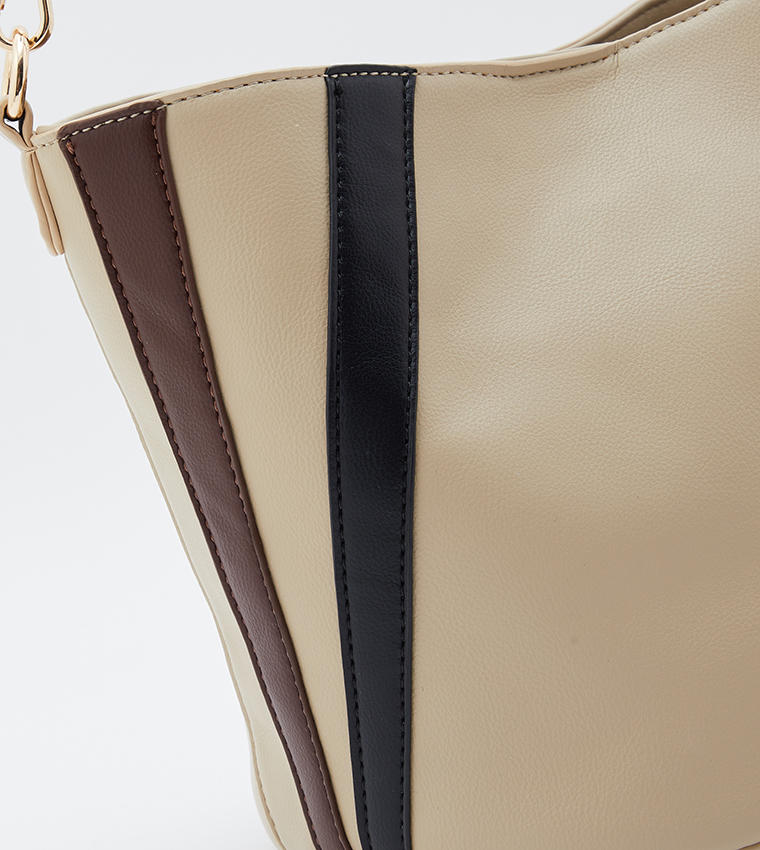 Logo Detail Bucket Bag