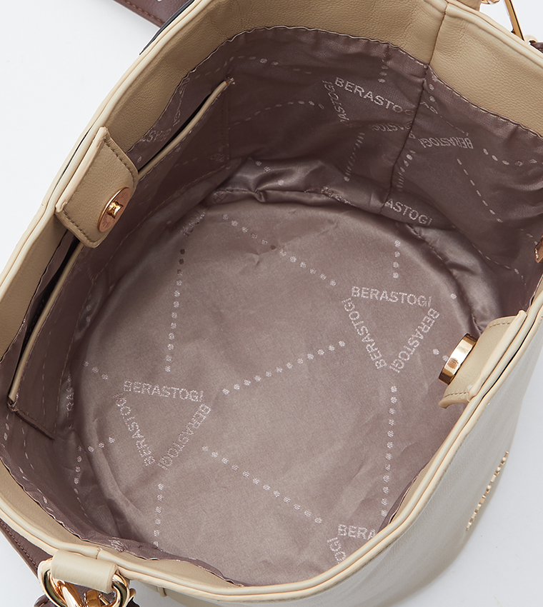 Logo Detail Bucket Bag