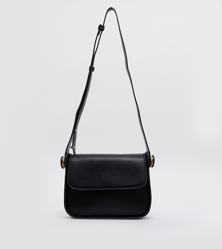 Flap Closure Crossbody Bag