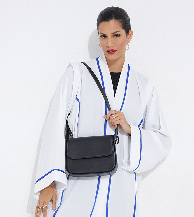 Flap Closure Crossbody Bag