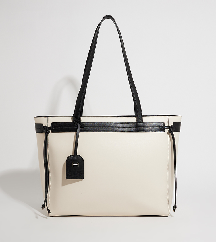 Buy Hush Puppies AYLA Contrast Trim Tote Bag In Black 6thStreet UAE
