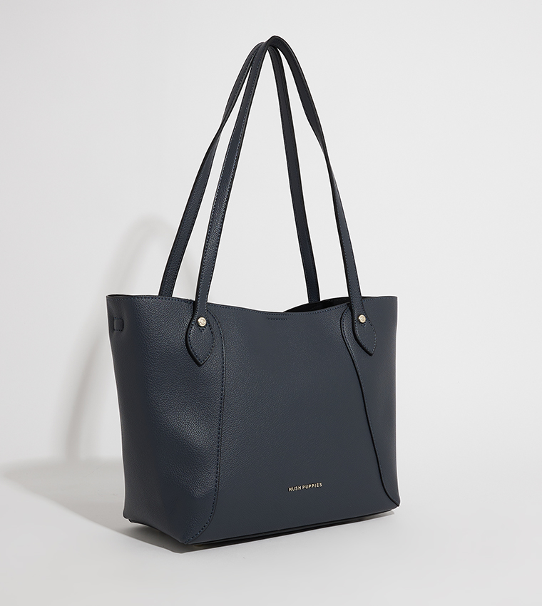 Hush Puppies Navy Shopper Tote Bag Blue Hush Puppies Handbag For