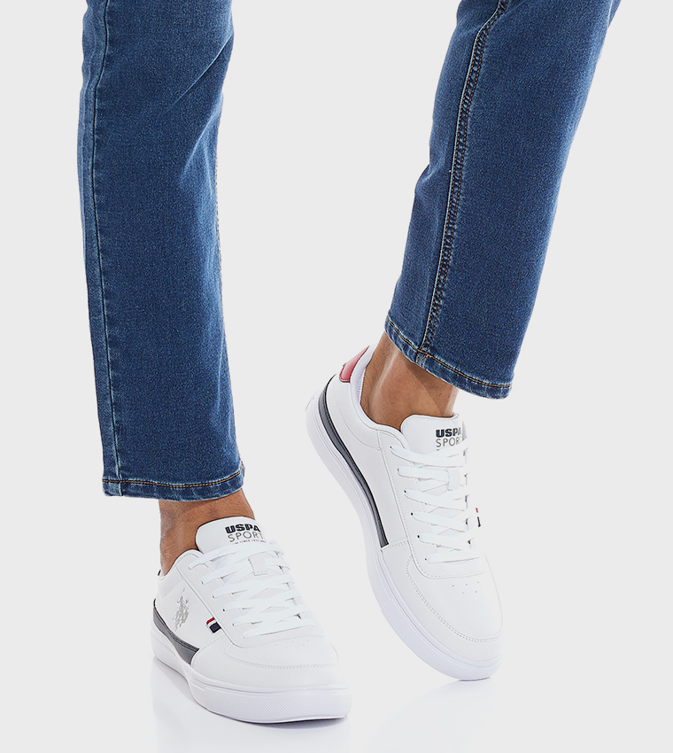 3W NEDVED 3PR Logo Detail Lace-Up Sneakers