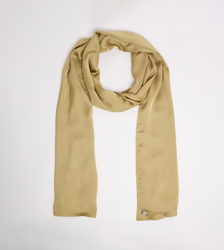 Solid Satin Scarf