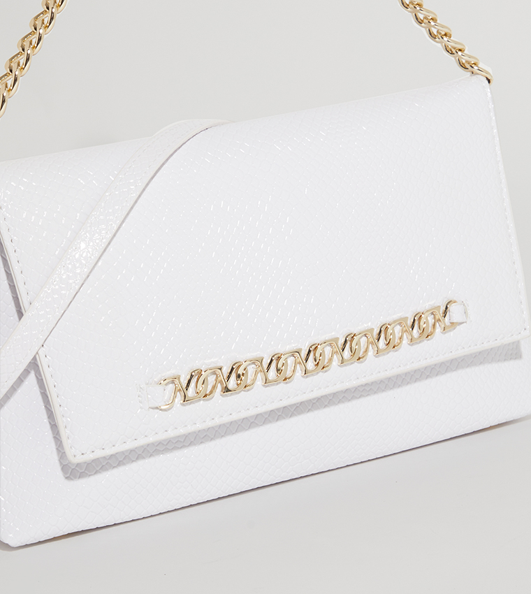 NHB TILLY Textured Chain Handle Clutch