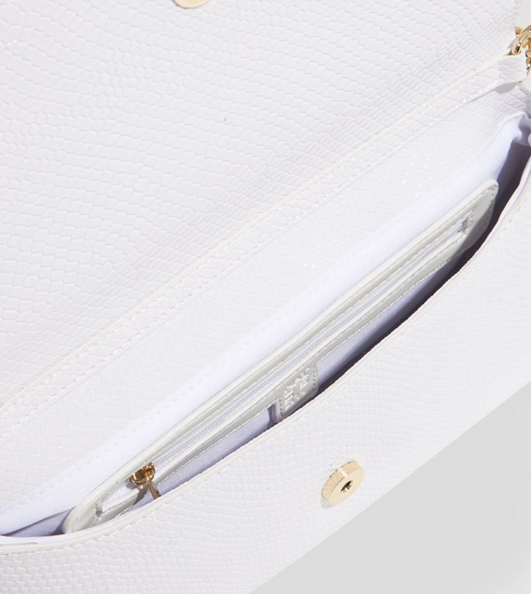 NHB TILLY Textured Chain Handle Clutch