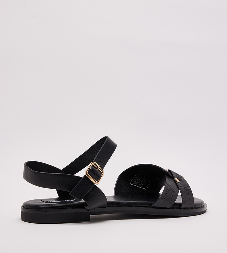 D-ELLA2 Open Toe Flat Sandals