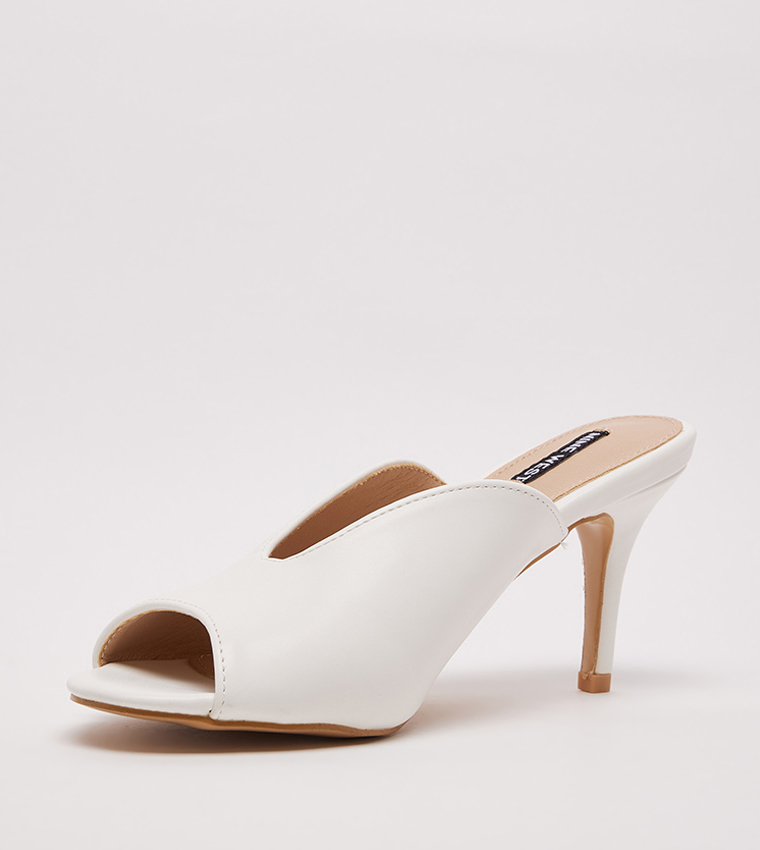 D-OLIVIA2 Peep Toe Heel Sandals