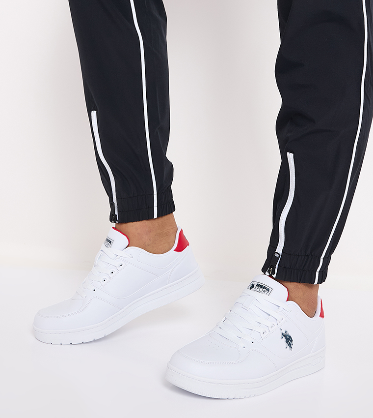 DENNIS Logo Detail Lace-Up Sneakers