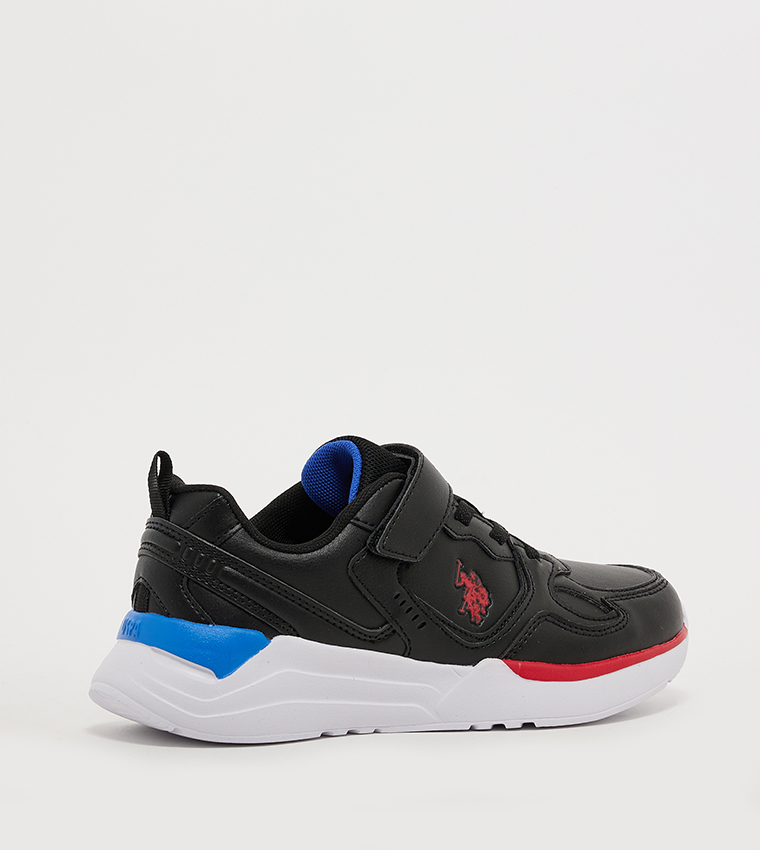 INTER Logo Detail Velcro Sneakers