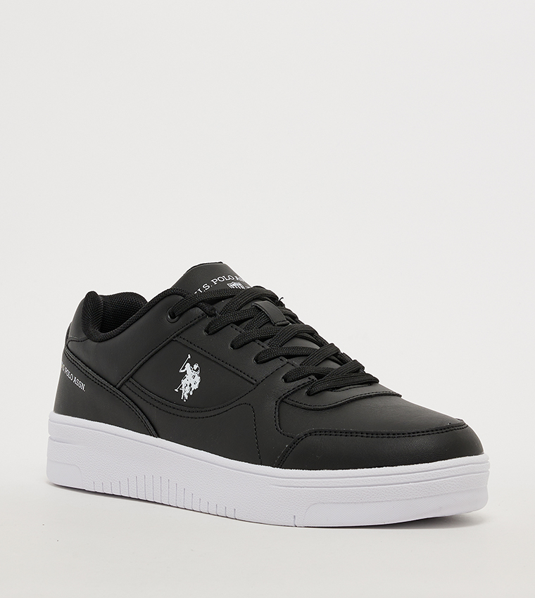 LEE Logo Detail Lace-Up Sneakers