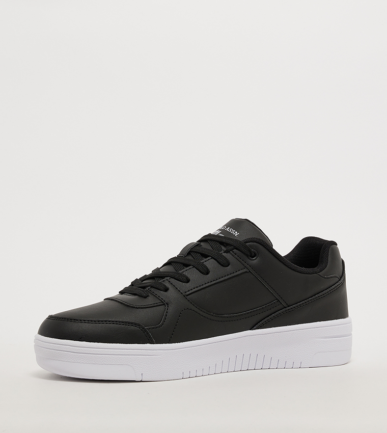 LEE Logo Detail Lace-Up Sneakers
