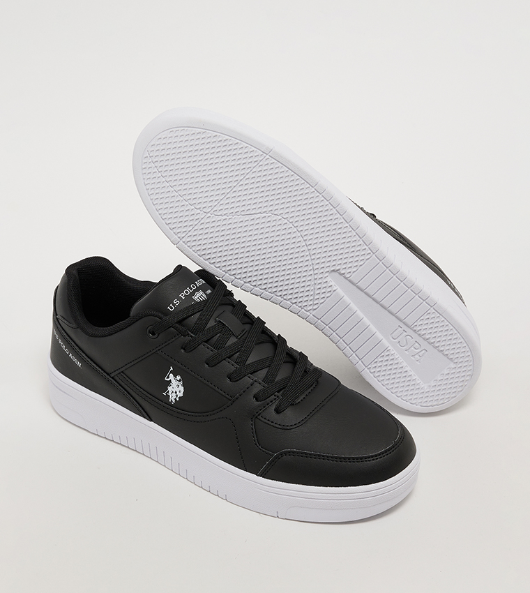LEE Logo Detail Lace-Up Sneakers