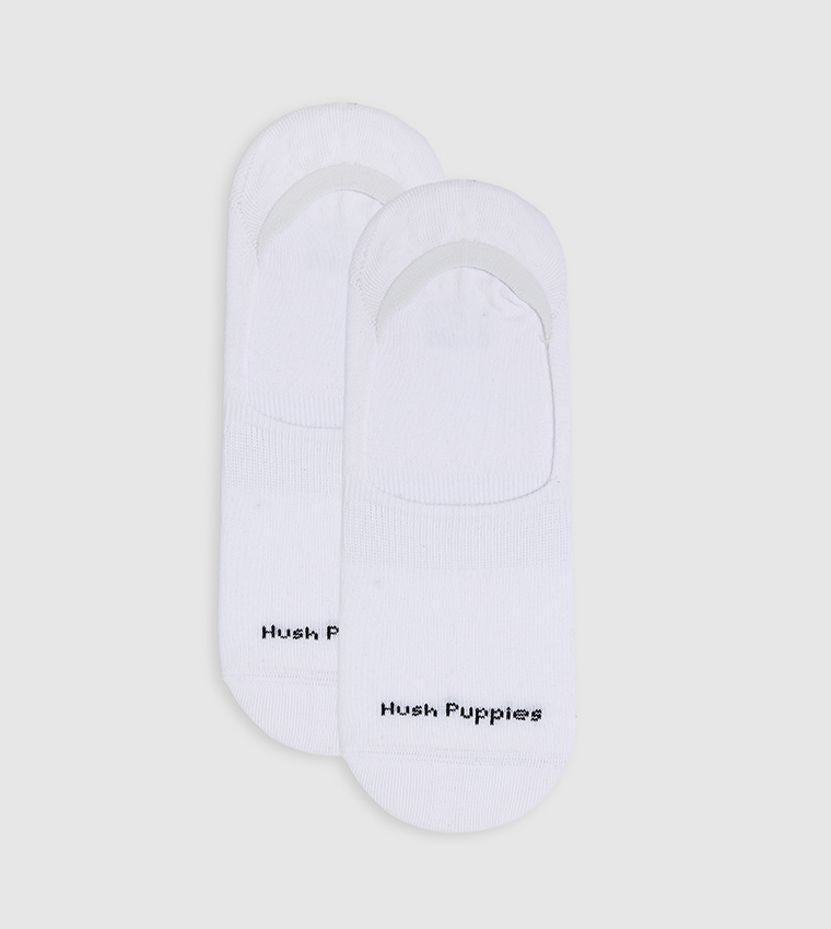 Pack of 3 Logo Printed No Show Socks