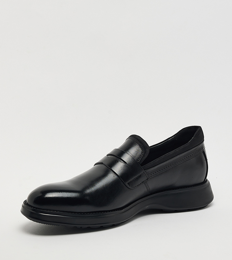 SUHI Solid Slip-On Formal Shoes