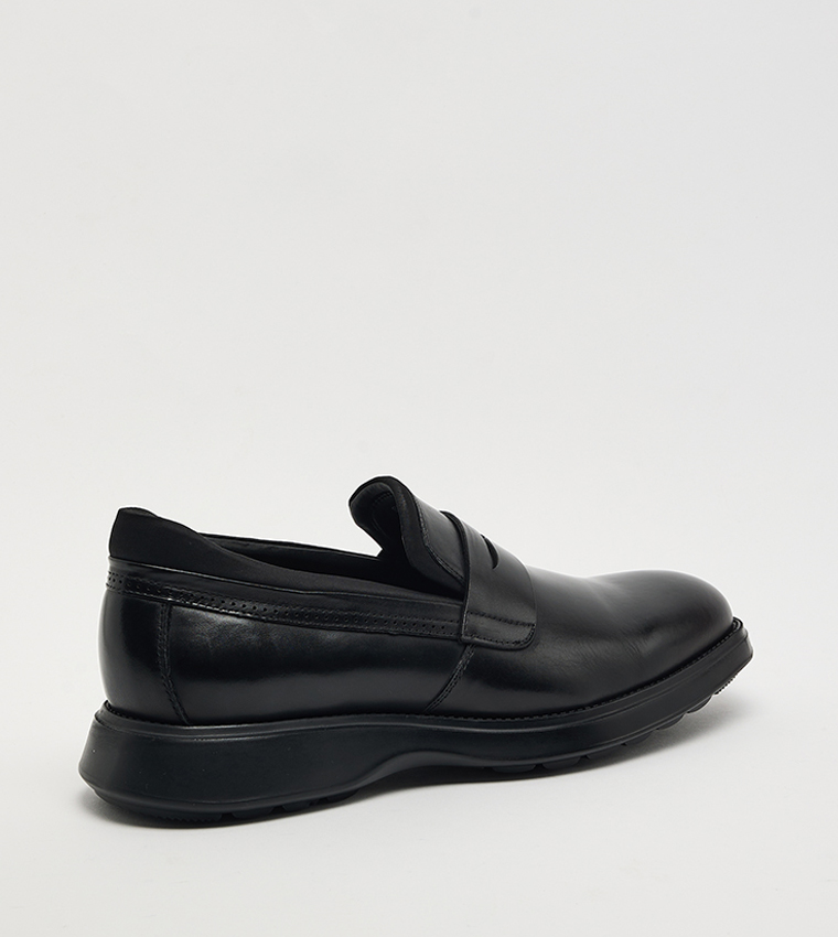 SUHI Solid Slip-On Formal Shoes