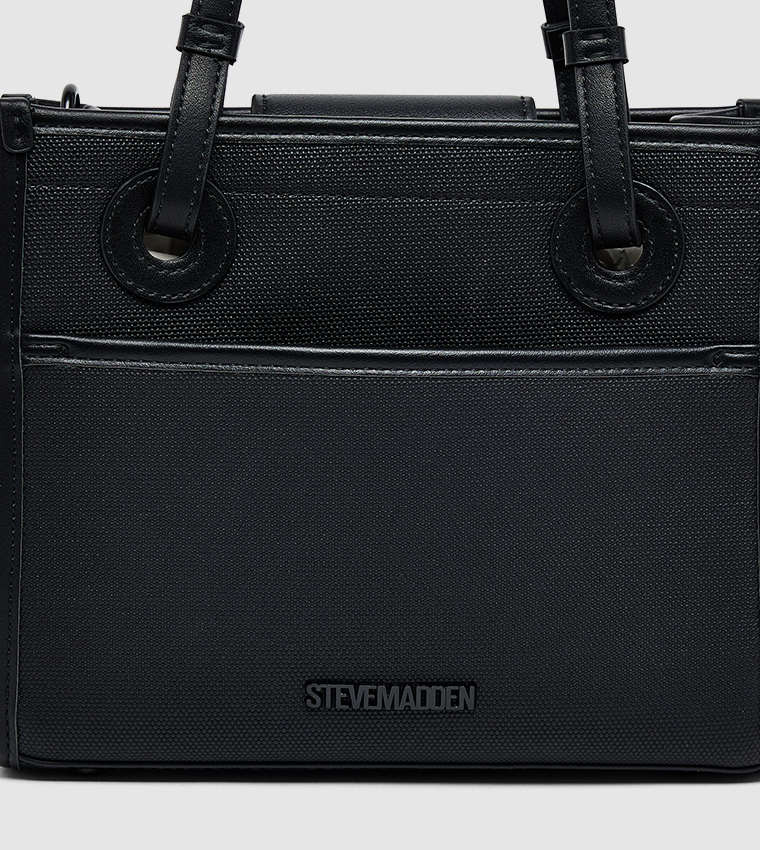 Logo Embroidered Shoulder Bag