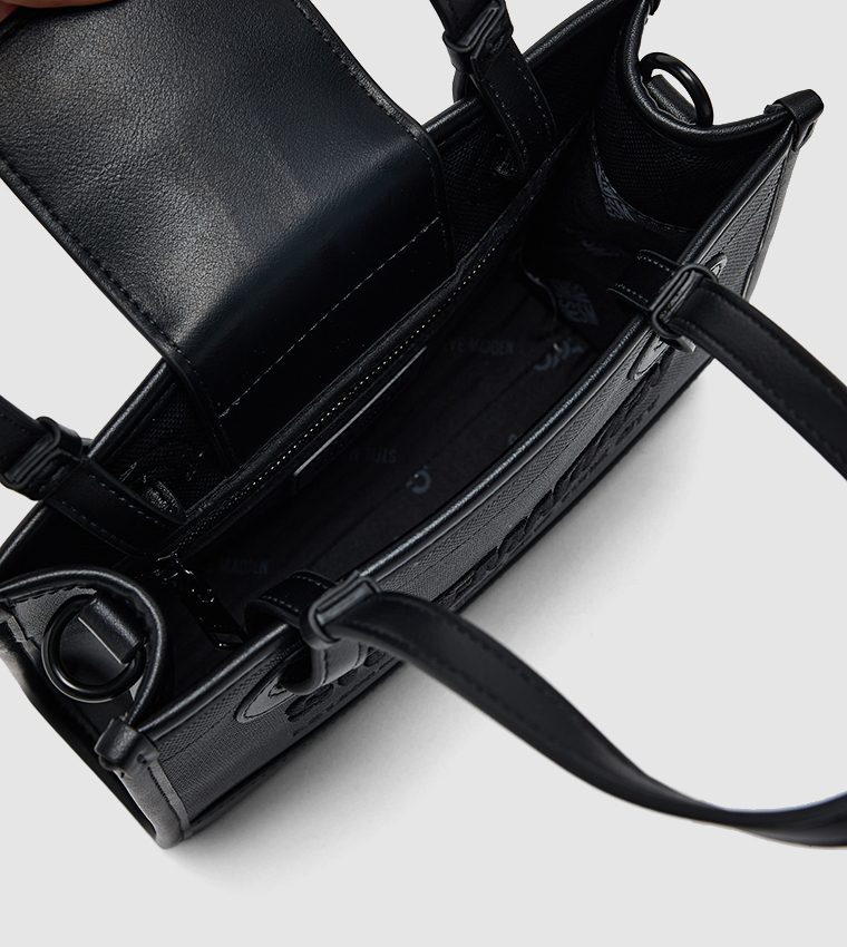 Logo Embroidered Shoulder Bag