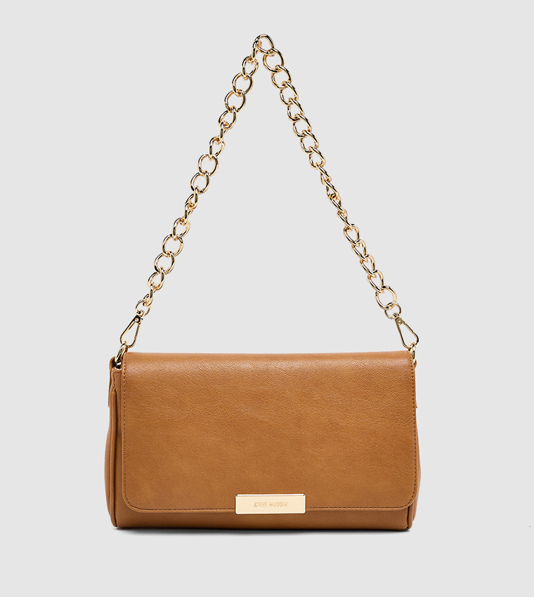 Textured Flap Crossbody Bag