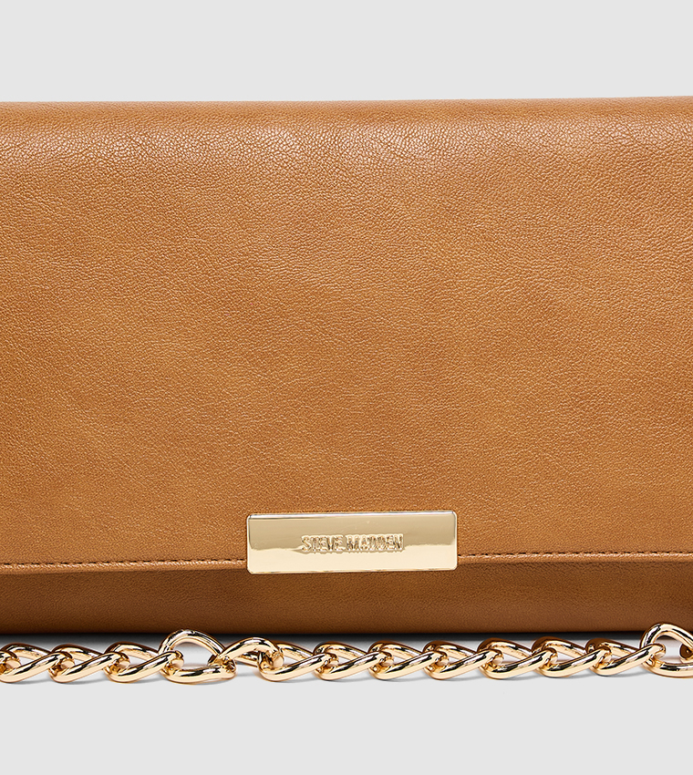 Textured Flap Crossbody Bag