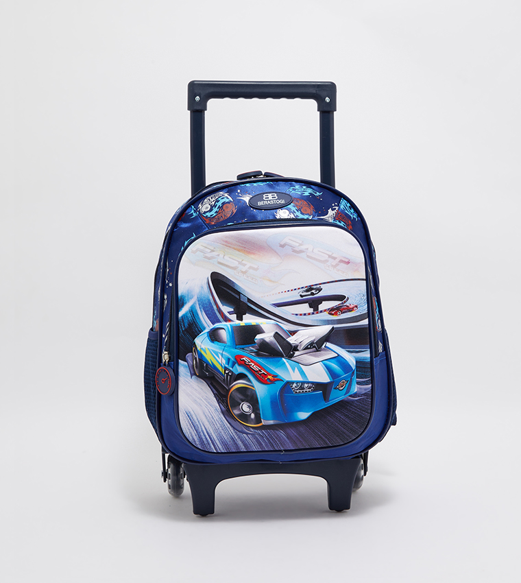 Printed Trolley Backpack