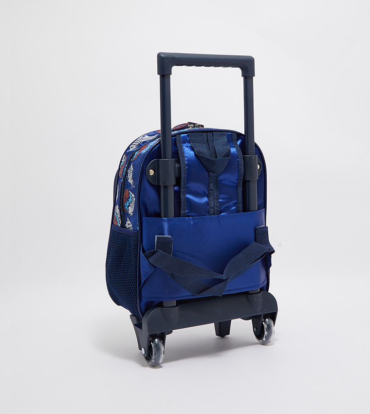 Printed Trolley Backpack