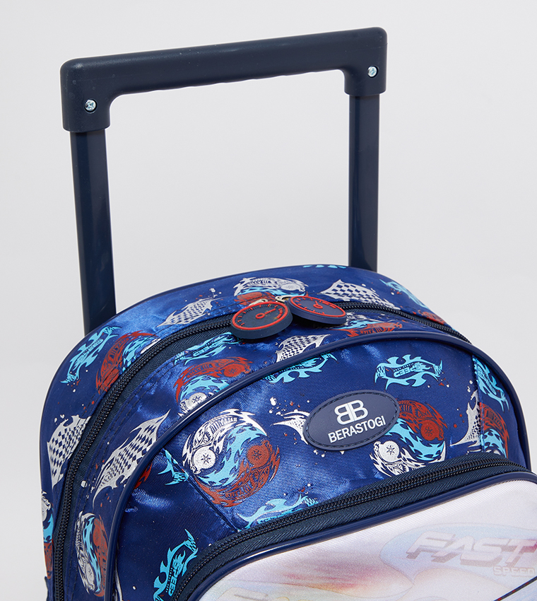 Printed Trolley Backpack