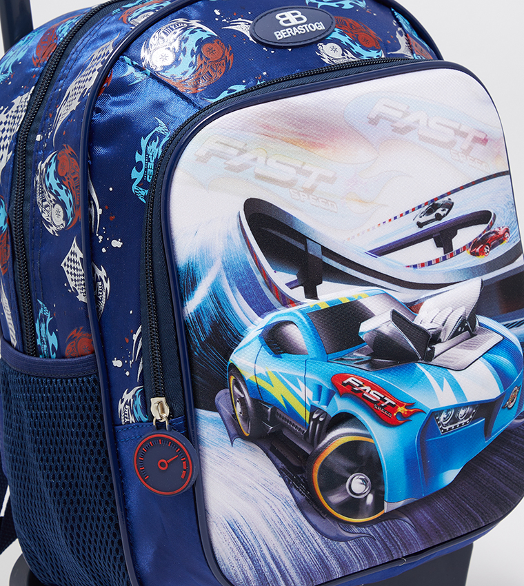 Printed Trolley Backpack