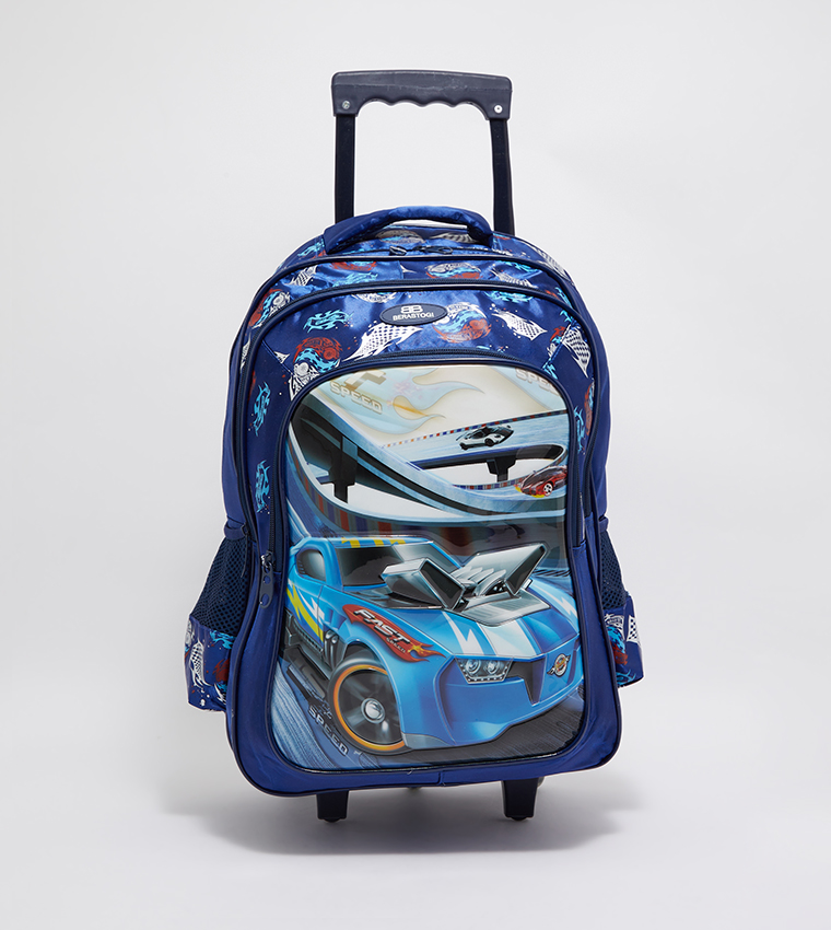 Printed Trolley Backpack