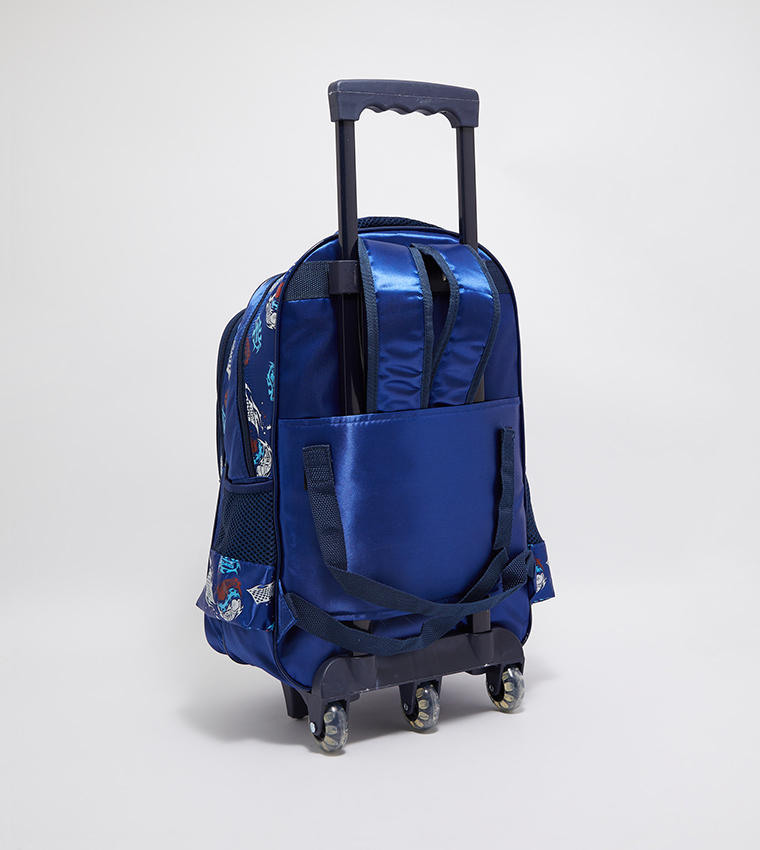 Printed Trolley Backpack