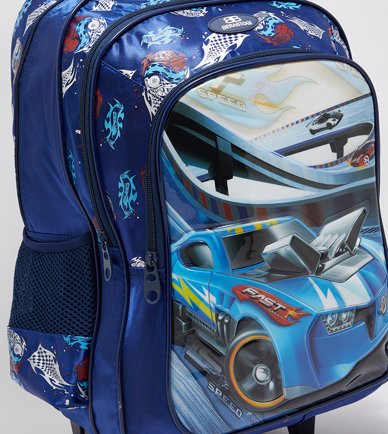 Printed Trolley Backpack