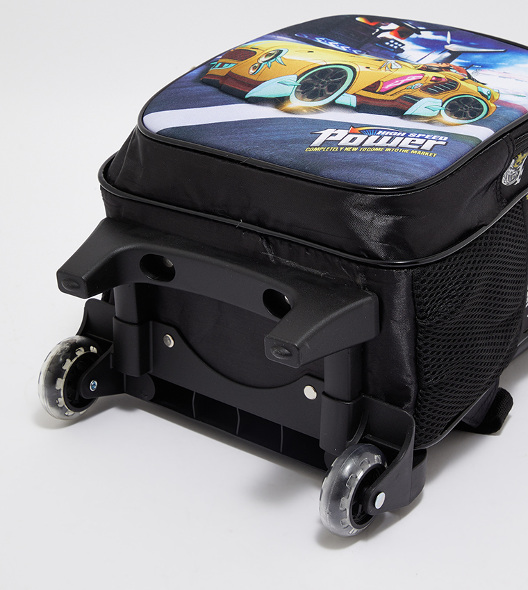 Printed Trolley Backpack