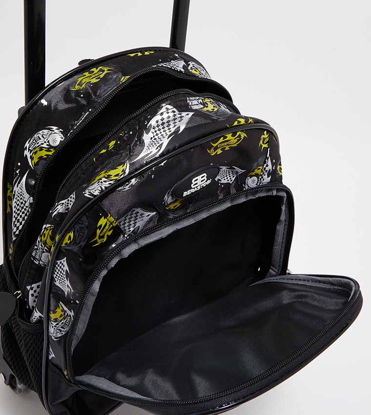 Printed Trolley Backpack