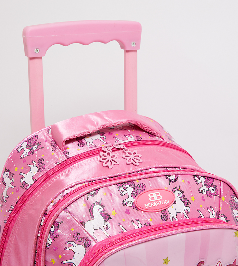 Printed Trolley Backpack