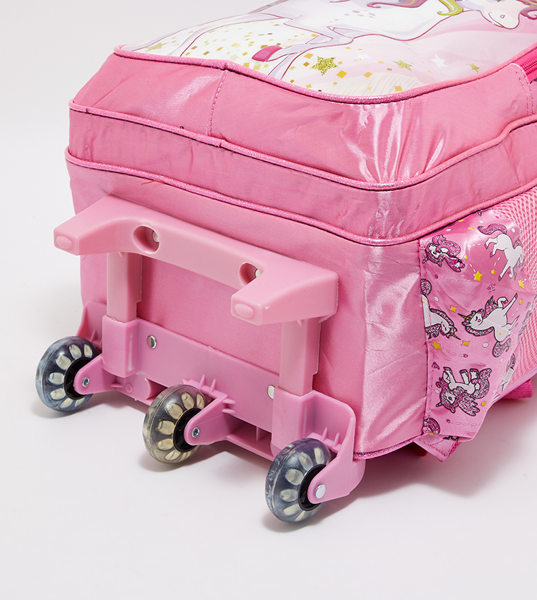 Printed Trolley Backpack