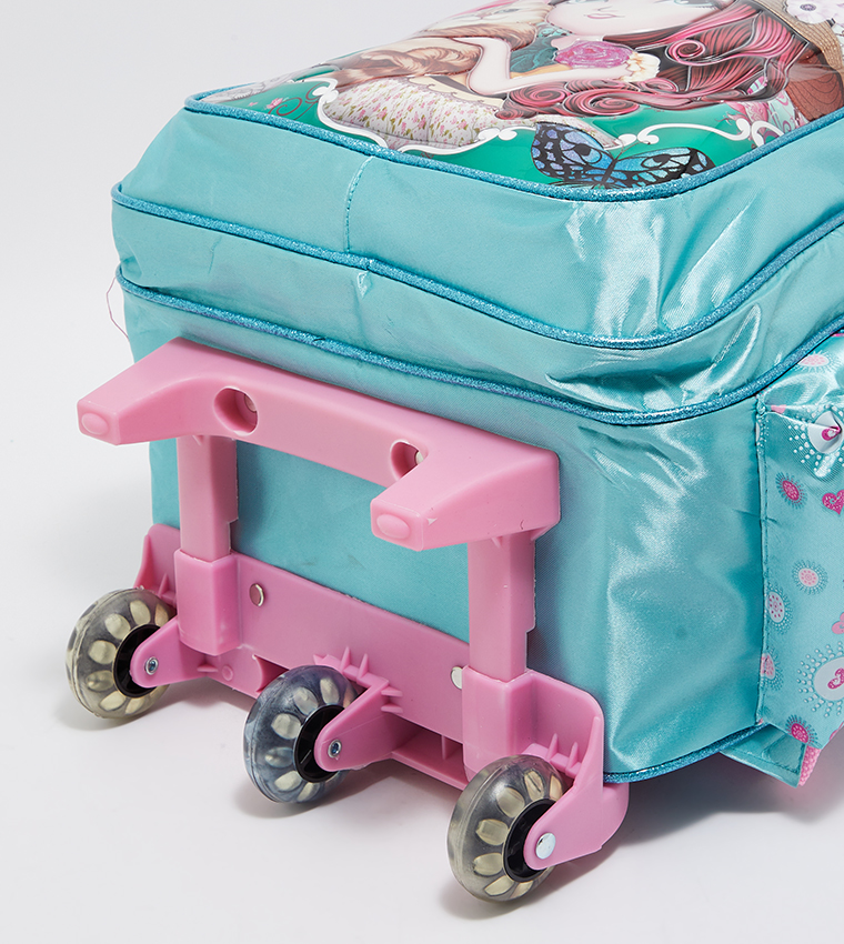 Printed Trolley Backpack