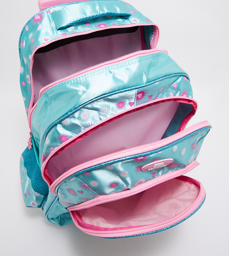 Printed Trolley Backpack