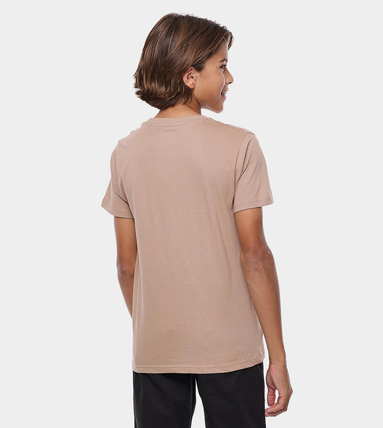 Printed T-Shirt with Crew Neck and Short Sleeves