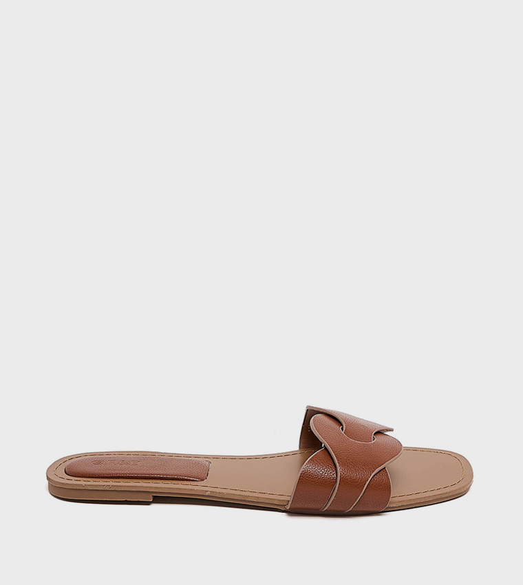 Open Toe Flat Sandals