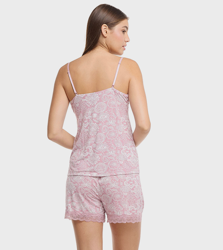 Printed Shorty Pyjama Set