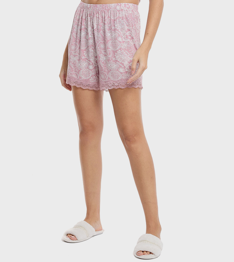 Printed Shorty Pyjama Set
