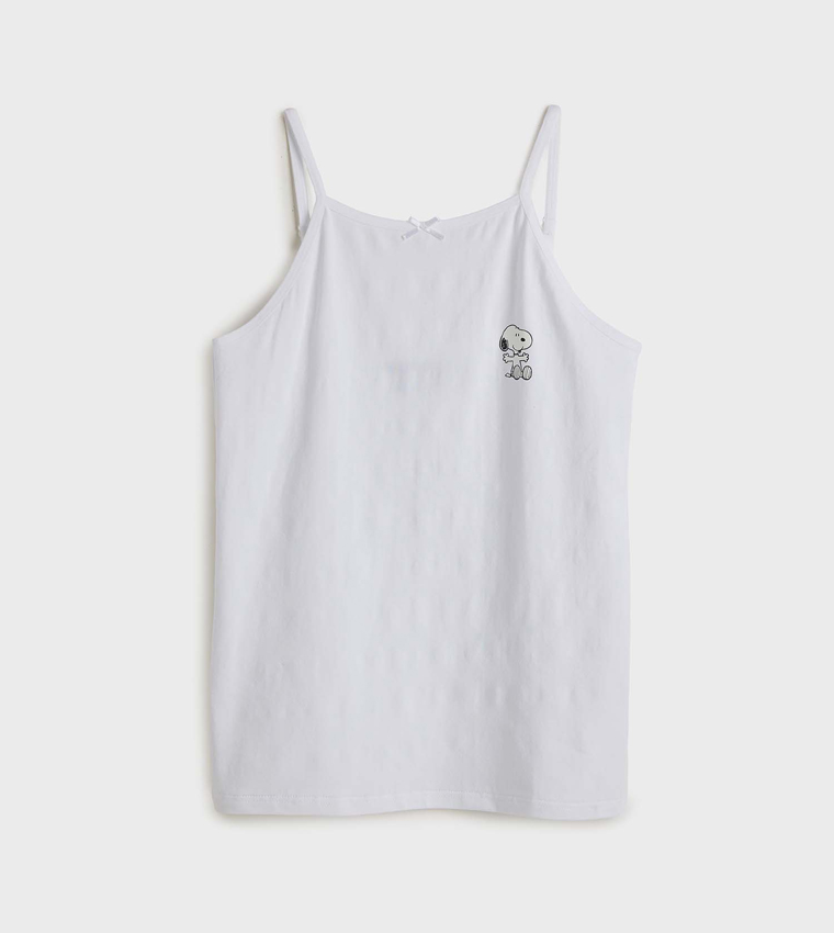 2 Pack Snoopy Print Camisoles