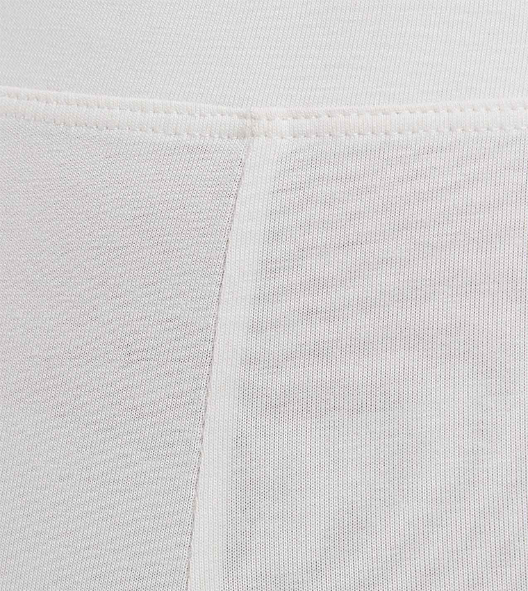 Solid Leggings with Elastic Waist
