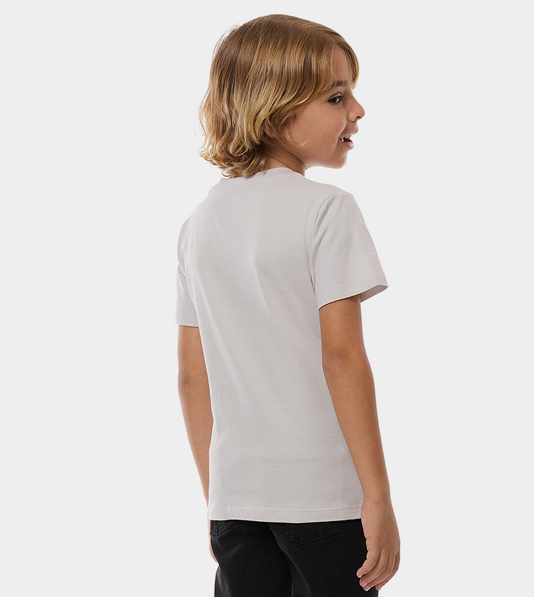 Printed T-Shirt With Crew Neck And Short Sleeves