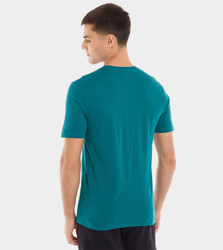 Solid T-Shirt with Crew Neck and Short Sleeves