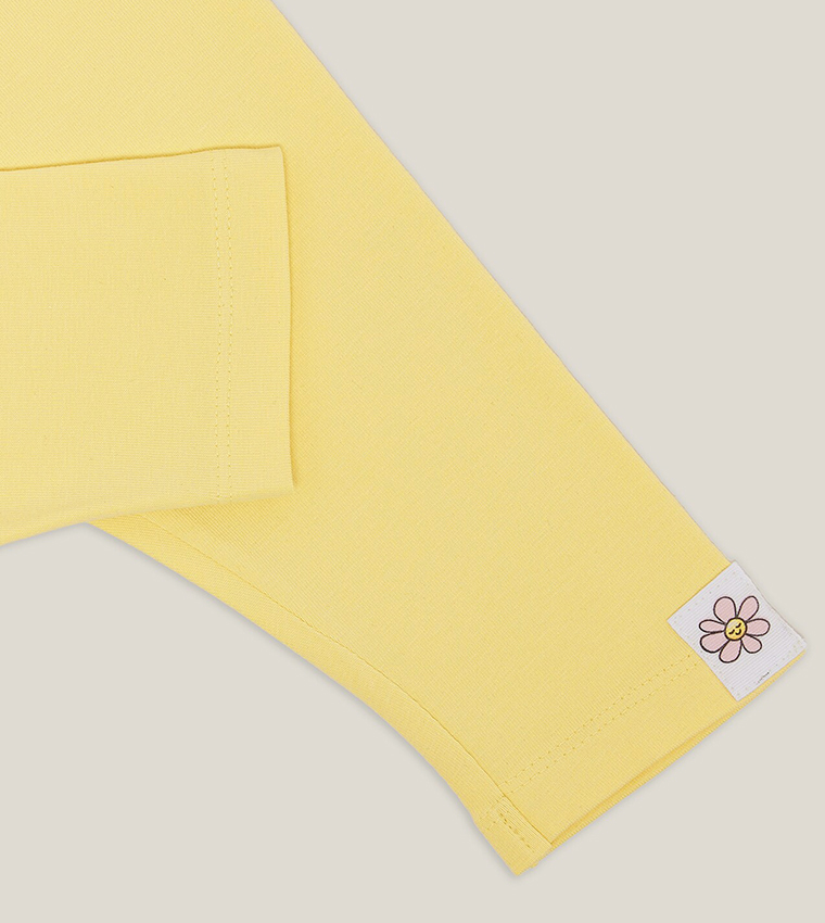 Solid Leggings with Elastic Waist