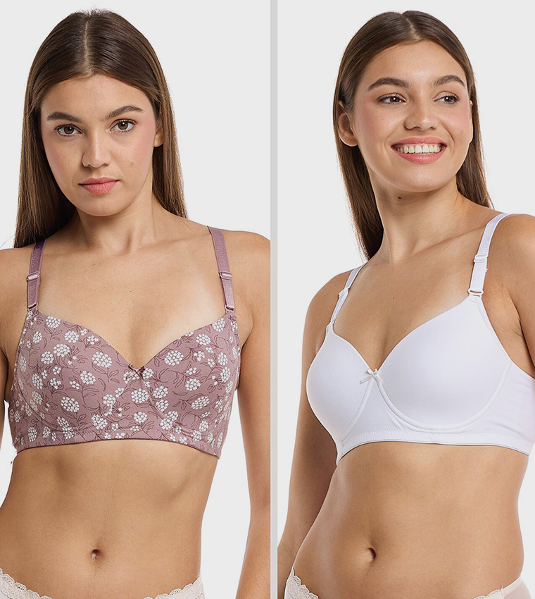 2 Pack T-Shirt Bras